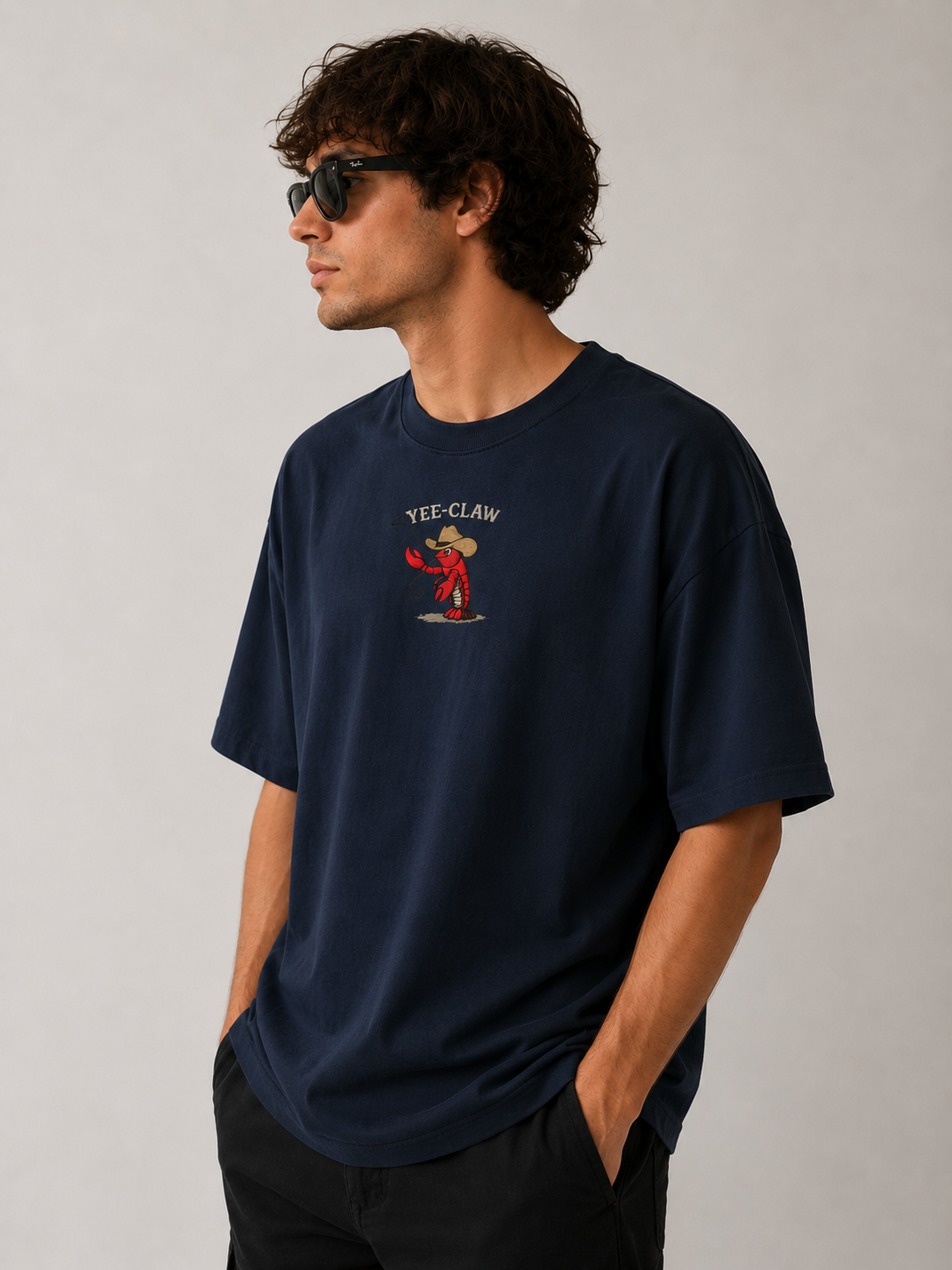 Yee-Claw Embroidered Oversized Tee