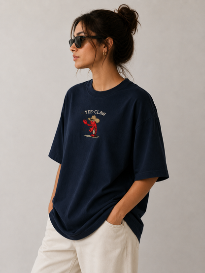 Yee-Claw Embroidered Oversized Tee