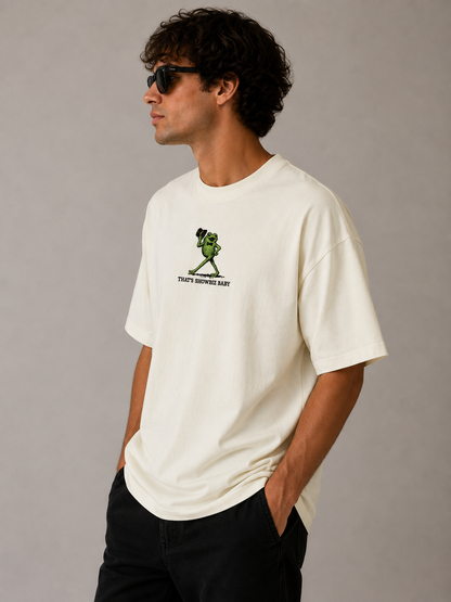 Showbiz Baby Embroidered Oversized Tee